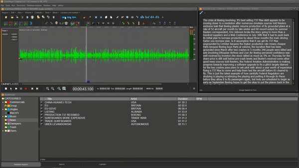 Pushing the boundaries of radio with text-based audio editing